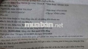 Xe vision bs64 ko chín chuđang cầm 20trieu ban