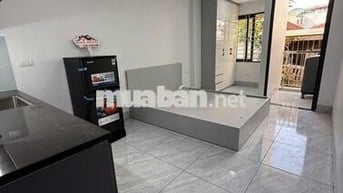 Bóc tem CCMN 25m2 xịn sò. Full đồ máy giặt, ban công tại Pháo Đài Láng