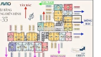 Chuyển nhượng căn 2PN2WC tháp B02-ORION-TT AVIO với giá gốc từ CĐT