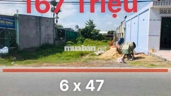 CẦN BÁN GẤP LÔ ĐẤT MẶT TIỀN NGAY CHỢ 167 TRIỆU