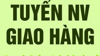 TUYỂN NHÂN VIÊN GIAO NƯỚC ĐÁ, BIA, NƯỚC NGỌT, NƯỚC SUỐI TẠI QUẬN 4 CŨ