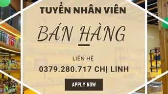 Tuyển nhân viên bán hàng dịp cận Tết - Lương tuần/ tháng