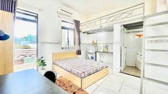CHO THUÊ PHÒNG TRỌ DUPLEX BAN CÔNG LỚN ĐẦY ĐỦ NỘI THẤT GẦN SÂN BAY