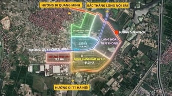 Bán liền kề biệt thự Minh Giang Đầm và 1 huyện Mê Linh đón sóng 2025
