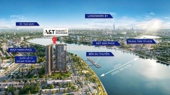 Căn Hộ A&T Sài Gòn Riveside - 62m2 giá 2 tỷ 8. Ngay Quốc Lộ 13 Thủ Đức