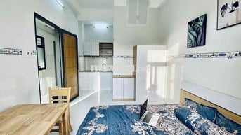 STUDIO FULL NỘI THẤT - THANG MÁY BẢO VỆ - GẦN CHỢ HOÀNG HOA THÁM