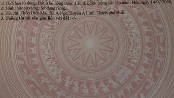 🏡 BÁN NHÀ MẶT TIỀN ĐƯỜNG HỒ CHÍ MINH – A LƯỚI, TP HUẾ