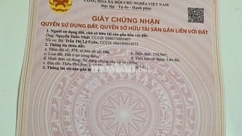 Cần tiền bán nhanh giá rẻ lô đất diện tích lớn đẹp 150,9 m2 100% đất ở