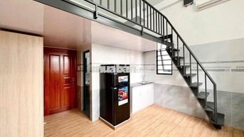 PHÒNG MỚI XÂY GÁC CAO FULL NỘI THẤT FREE XE , FREE DỊCH VỤ