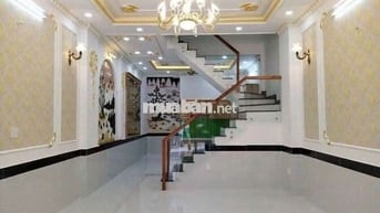 Nhà trệt 2 lầu 4 pn 5wc hẻm xe tải