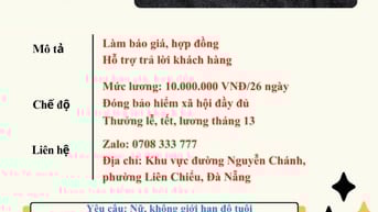 Công ty cổ phần Lò Sông Hàn tuyển Kế toán tổng hợp 