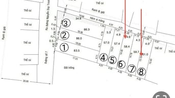 Bán đất hẻm ô tô giá 5,5 tỷ & 5,6 tỷ phường Bình Trưng TPHCM