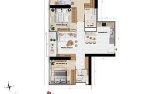 Căn hộ 4PN Dự án Feliza Suites