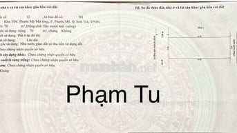 BÁN GẤP NHÀ MẶT TIỀN PHẠM TU - VỊ TRÍ VÀNG BIỂN MỸ KHÊ - RẺ NHẤT TT