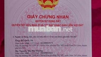 Cần bán nhà riêng chính chủ tại xuân phương.
