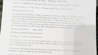 TÌM PHIẾU KIỂM TRA CHẤT LƯỢNG XUẤT XƯỞNG