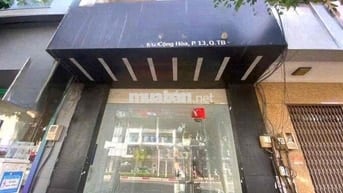 CHO THUÊ NHÀ MẶT TIỀN ĐƯỜNG CỘNG HÒA,TRỆT,LẦU( DT 5,2x11)