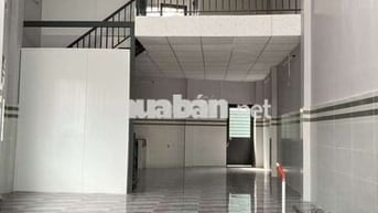 Cho thuê nhà trệt+lửng 4×14  nở hậu mặt tiền đường nguyễn cửu phú