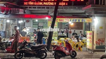 cho thuê 3tr buổi sáng mặt tiền vĩnh khánh khu dân cư đông đúc