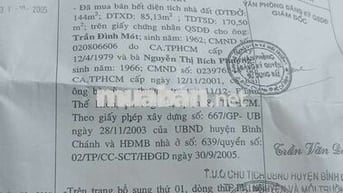 Nhà biệt thự gốc 2 mặt tiền đường 19 kdc bình hưng DT 6m x 24m 2 lầu