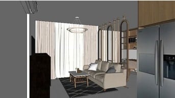 Cho thuê căn hộ 2PN+, 2 WC nội thất cao cấp, đầy đủ