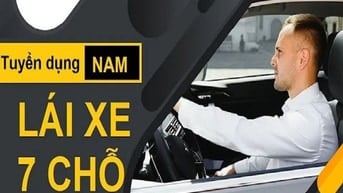 CẦN TUYỂN GẤP lái xe 7 chỗ chạy thương mại, du lịch