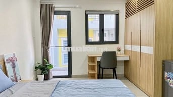 Căn hộ mini full NT ban công  _ gần CV Lê Thị Riêng Q10
