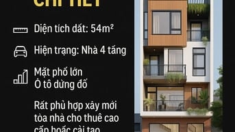 BÁN NHÀ  PHỐ PHỐ VỌNG – GIẢI PHÓNG – TRUNG TÂM HÀ NỘI – 54M² – 22.5 tỷ