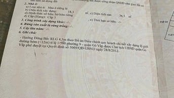 bán nhà GIÁ RẺ CHỈ 3 tỷ 6 có ngay nhà SỔ HỒNG RIÊNG, TRUNG TÂM P9 GV