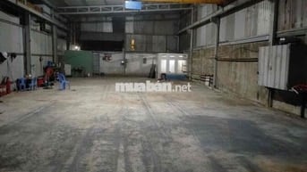 Cho thuê xưởng 400m2, điện 3Fa, trục cẩu 1T5, phường Tân Phong (cũ).