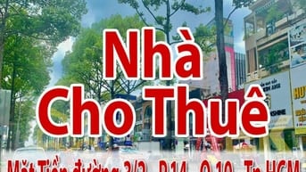 Cần Cho Thuê Nhà : Mặt Tiền đường 3/2, P.14, Q.10 - dt:4,4x18m 4 lầu