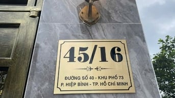 Chính chủ bán nhà phố đường 40, phường Hiệp Bình Chánh