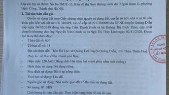 CÔNG TY ĐẤU GIÁ HỢP DANH SỐ 1 QUỐC GIA THÔNG BÁO BÁN ĐẤU GIÁ TÀI SẢN 