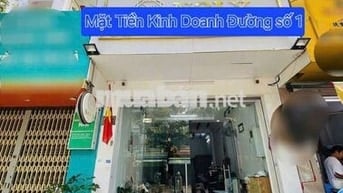 Nhà Mặt Tiền Đường số 1, Tên Lửa dt 4x20. 4 tầng 23 triêu kinh doanh