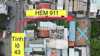 Đất tỉnh lộ 43 Bình Chiểu 140m2 công nhận 100m2 giá 4,5 tỷ