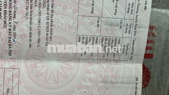 Bán lô đất nền trung tâm xã Đức Thượng,Hoài Đức.Sổ đỏ chính chủ,vuông