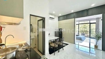 🔥Căn hộ dịch vụ 1PN ban công tách bếp full nội thất gần Aeon Tân Phú