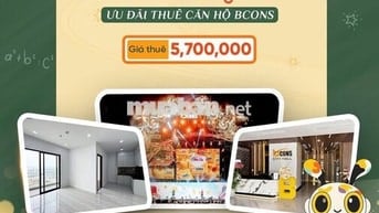 CHO THUÊ CĂN GÓC 2PN 55M2, GIÁ 6.5, Ở LIỀN, FREE PHÍQL 3 THÁNG