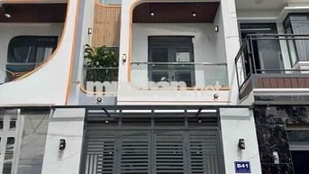 Nhà Mới Xây sổ hồng riêng, 2 lầu, 3phòng ngủ, sân thượng trước,