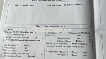NHÀ GÓC 3 MẶT HẺM 387/ PHAN VĂN TRỊ Q5, 3 TẦNG, CHỈ 8.35 TỶ ĐẦU TƯ