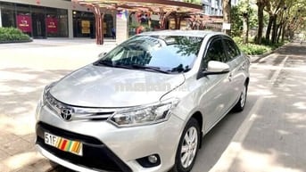 Bán Vios 1.5E 2018 màu bạc Zin xe gia đình: 265tr