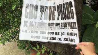 Phòng trọ 25m2 Đặng Thuỳ Trâm. Cách ĐH Văn Lang 100m