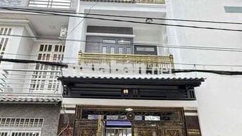 nhà 4x14m trệt 3 lầu 4pn 4wc, hẻm xe tải đường số 6. BHH B Bình Tân