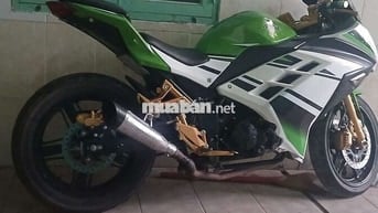 Kawasaky ninja 250 dk 2017 màu xanh trắng