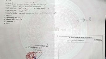 Đất thổ cư full 218m² – Sổ riêng – Hòa Khánh Đông, Đức Hòa