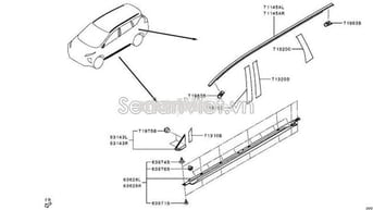 Bán bộ babule xpander 2018