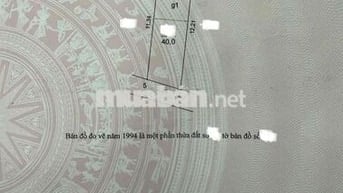 chính chủ cần bán lô đất 40m2 nở hậu tại Đại Áng_Thanh Trì nhỉnh 3 tỷ