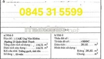 Đất 239m2 full thổ Bình Thạnh sát LM81