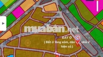 Bán 60m2 bìa làng Hội Phụ, Đông Hội, Đông Anh. Mặt tiền 5,9m, hậu 6m.