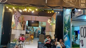 CHO THUÊ MẶT BẰNG TRƯỚC QUÁN CAFE, ĐƯỜNG ÂU DƯƠNG LÂN, QUẬN 8.